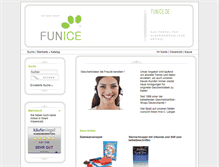 Tablet Screenshot of funice.de